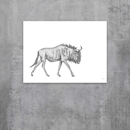 Original Artwork - J Patterson - Wildebeest